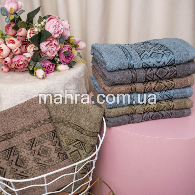Рушники для обличчя з ромбами - фото 1
