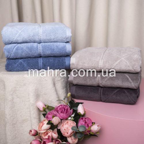 Фото  товара Полотенца с ромбиками