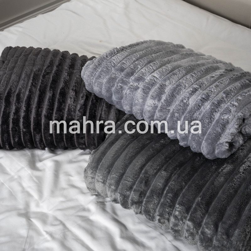 Плед Шарпей широкая полоска 4 см в сумке   - фото 6