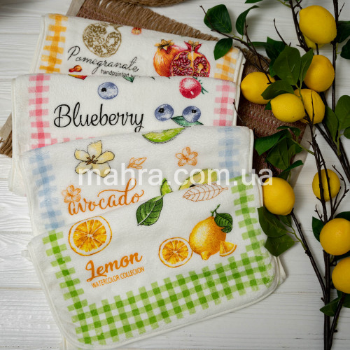 Фото  товара Полотенца для рук Fruits фибра