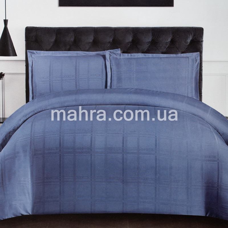 КОМПЛЕКТ ПОСТЕЛЬНОГО БЕЛЬЯ САТИН КВАДРАТИК ПРОСТЫНЬ НА РЕЗИНКЕ) - фото 1