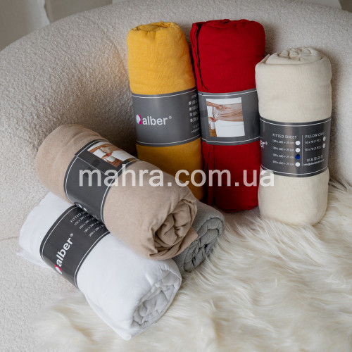 Фото  товара Простинь трикотажна турецька нова 180*200