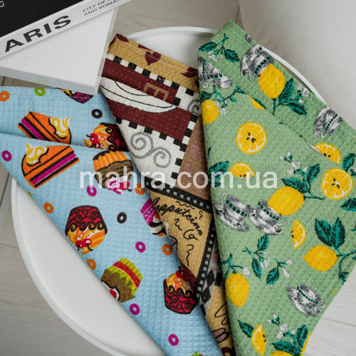 Фото  товара Вафельные полотенца Туркменистан