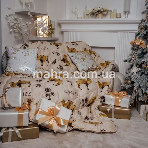 Фото  товара Ковдра CAMEL WOOL мікросатин