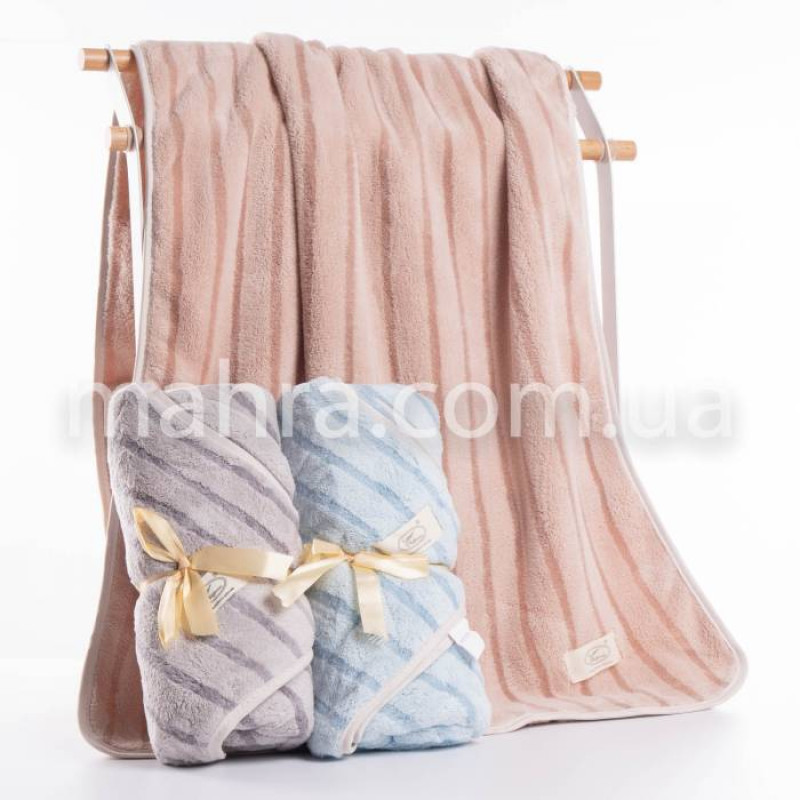 Рушники мікрофібра люкс смуга - фото 4