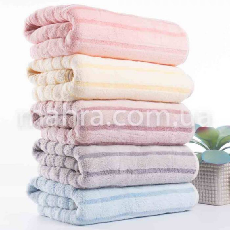 Рушники мікрофібра люкс смуга - фото 1