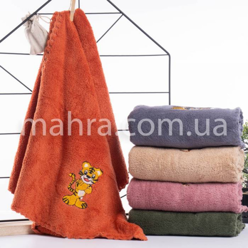 Рушники вишитий тигр - фото 1