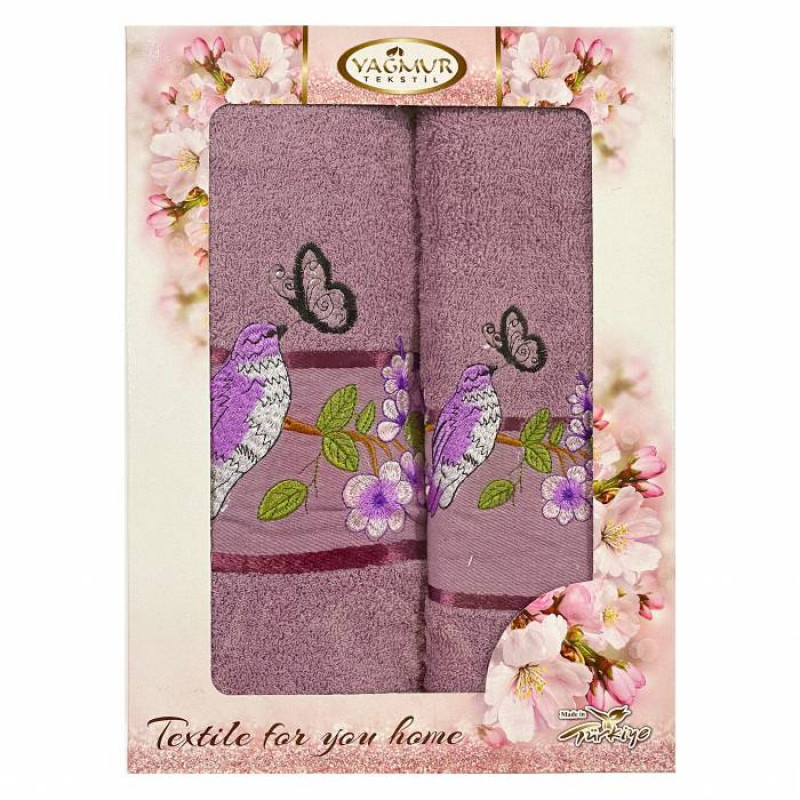 Фото  товара Набір рушників пташки Набір рушників пташки - фото 1