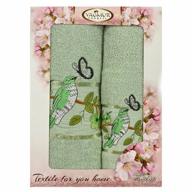 Фото  товара Набір рушників пташки Набір рушників пташки - фото 4