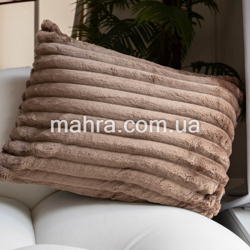 Фото  товара  Наволочки шарпей коричневая 50*70см  