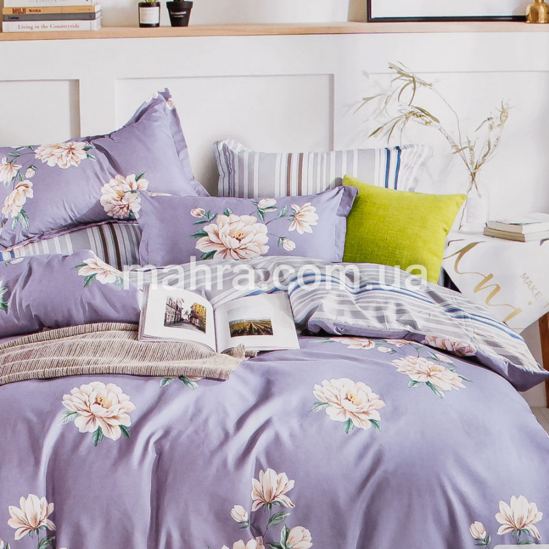 Постель Koloco сатин 4 наволочки №46 євро - фото 1