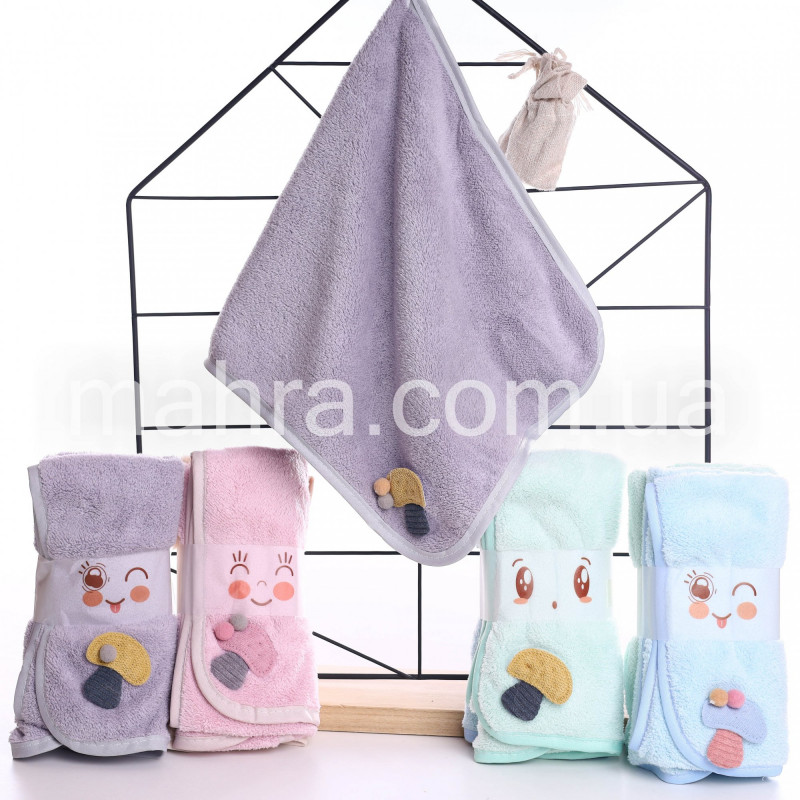 Рушники для рук мікрофібра Грибочки - фото 1