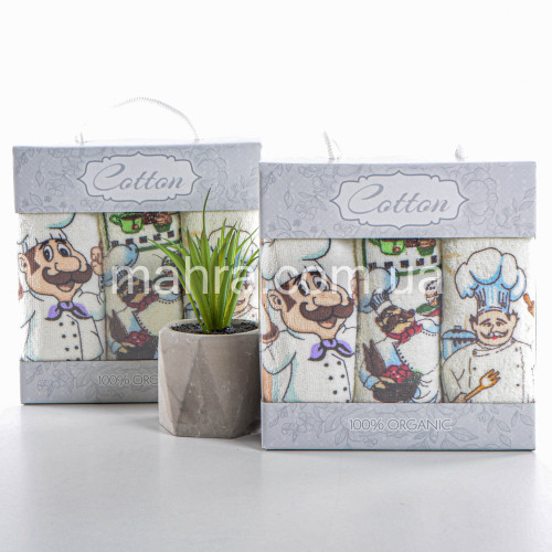 Фото  товара Набір кухонних рушників Кухар 